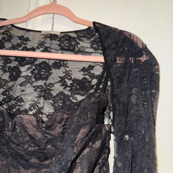 Artemis Black Lace Maxi Dress - erickpacheco.com.br
